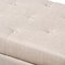 Baxton Studio Michaela Modern Beige Upholstered Storage Ottoman 146-8347 - alternate 10